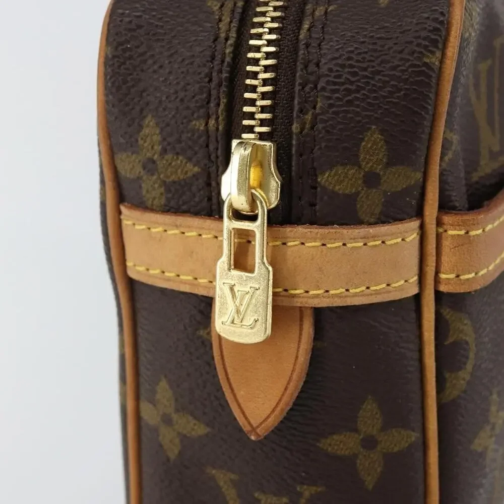 Louis Vuitton Monogram Compiegne 23 Clutch Bag Brown